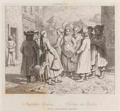 Anbachers, Ansbach, c.1821 (akwaforta) autorstwa George Robert Lewis