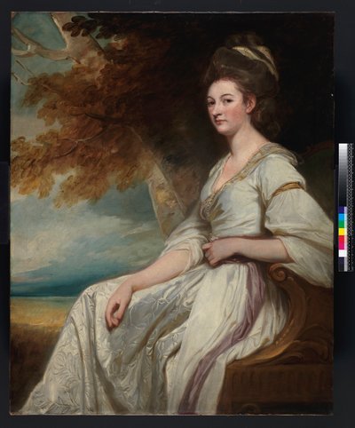Portret pani Beal Bonnell, 1779-1780 autorstwa George Romney