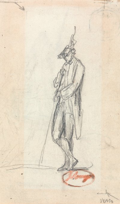 Sącząca się postać mężczyzny autorstwa George Romney