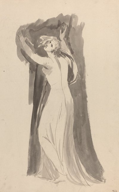 Studium Mirandy do „Burzy” autorstwa George Romney