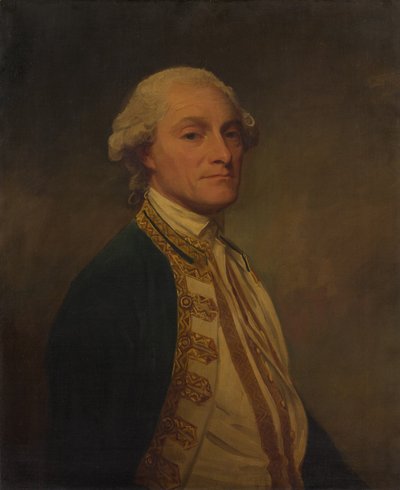 Admirał Sir Chaloner Ogle 1726-1816. autorstwa George Romney