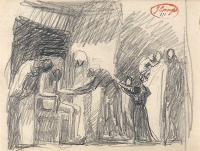 Etapy życia człowieka: starość autorstwa George Romney