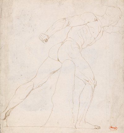 Gladiator Borghese autorstwa George Romney