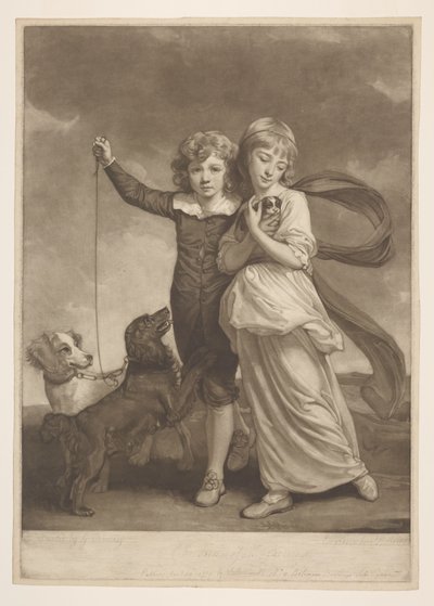 Dzieci pana Claveringa autorstwa George Romney