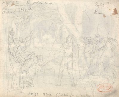 Kompozycja postaci klasycznych autorstwa George Romney