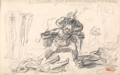 Władca demonów i jego poddani: „Nieszczęśliwe skutki wojny dla Johna Bulla...” autorstwa George Romney