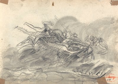 Przyjaciele dla kuszenia Chrystusa autorstwa George Romney