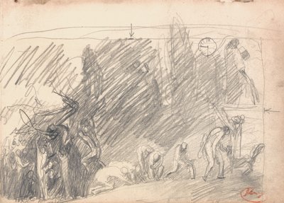Studium kompozycji figuralnej autorstwa George Romney
