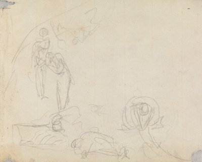 Rysunek Badanie składu 16 autorstwa George Romney