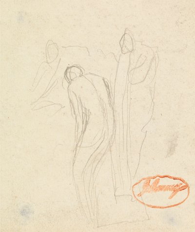Studium kompozycji figur 1 autorstwa George Romney