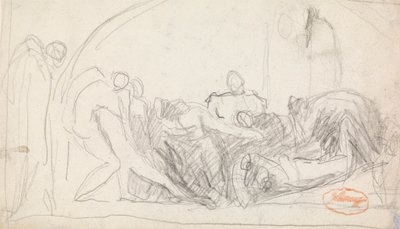 Studium kompozycji figur 22 autorstwa George Romney