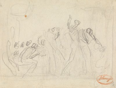 Studium kompozycji figur 33 autorstwa George Romney