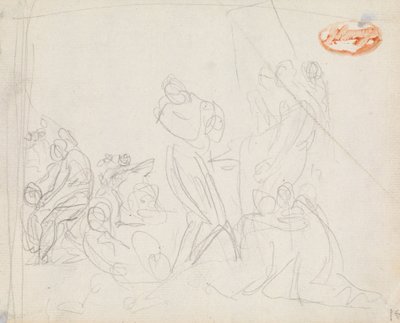 Wykres Badanie składu 34 autorstwa George Romney