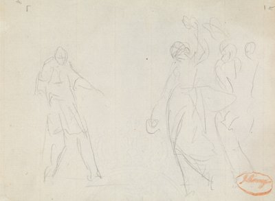 Studium kompozycji figuralnej nr 39 autorstwa George Romney
