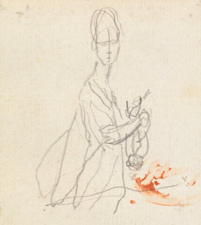 Rysunek Study 5 autorstwa George Romney