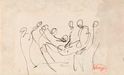 Postacie niosące inną postać autorstwa George Romney