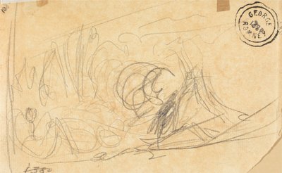 Uciekająca grupa postaci autorstwa George Romney