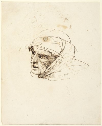Głowa kobiety autorstwa George Romney