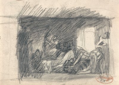 Howard odwiedza więzienie autorstwa George Romney