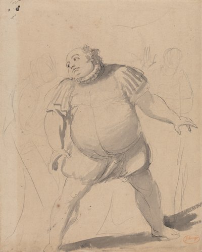 John Henderson w roli Falstaffa autorstwa George Romney