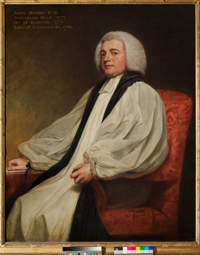 John Moore (dziekan Canterbury 1771-1775), ok. 1780 (obraz olejny) autorstwa George Romney