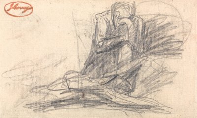 Postać klęcząca autorstwa George Romney