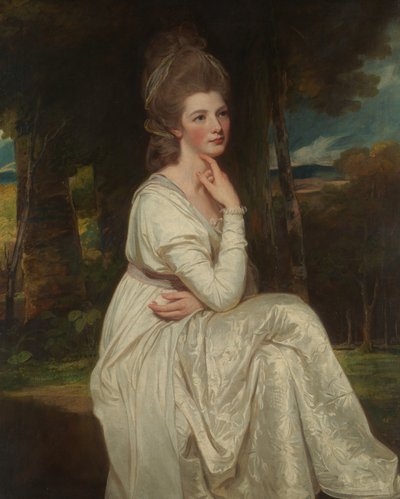 Lady Elizabeth Stanley 1753-1797, hrabina Derby, 1776-78. autorstwa George Romney