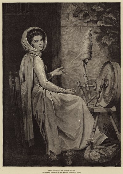 Lady Hamilton autorstwa George Romney