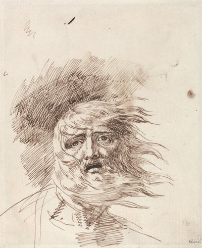 "Lear w burzy", Król Lear, akt III, scena II autorstwa George Romney