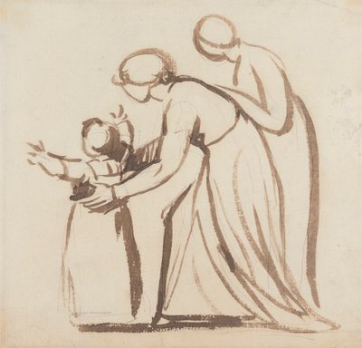 Nauka chodzenia autorstwa George Romney