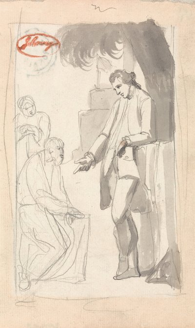 Major Thomas Pearson i bramin autorstwa George Romney