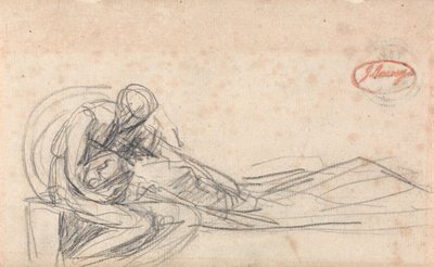 Człowiek narzekający autorstwa George Romney