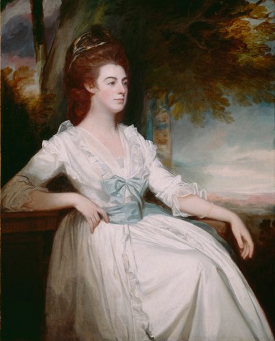 Panna Clavering autorstwa George Romney