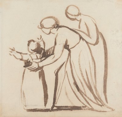 Nauka chodzenia autorstwa George Romney