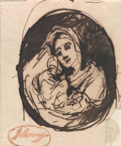 Matka i dziecko autorstwa George Romney