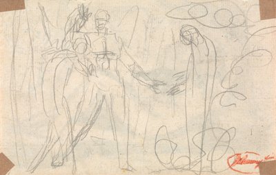 Pharmarus przywołuje Widmo przed Kunazą autorstwa George Romney