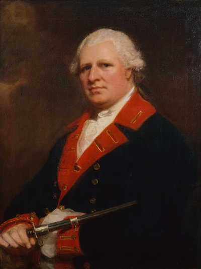 Portret pułkownika Patricka Duffa (olej na płótnie) autorstwa George Romney