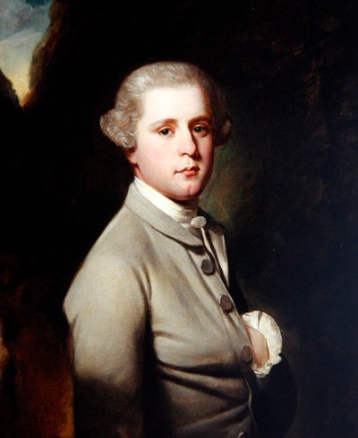 Portret dżentelmena, ok. 1770 (olej na płótnie) autorstwa George Romney