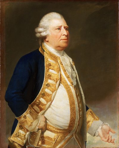 Portret oficera flagowego, ok. 1767 (obraz olejny) autorstwa George Romney