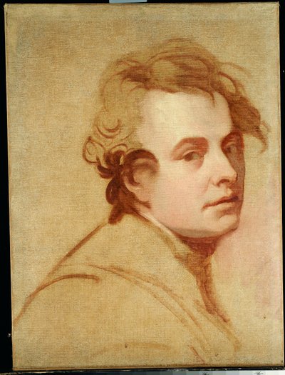 Portret artysty, długość biustu autorstwa George Romney
