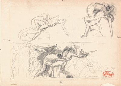Prawdopodobnie Piekło, Adam i Ewa autorstwa George Romney