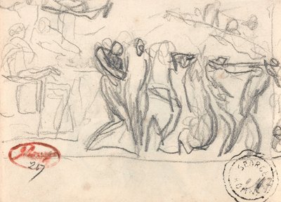 Być może „Skutki pychy” lub „Niesprawiedliwość” autorstwa George Romney
