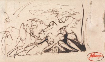 Scena więzienna autorstwa George Romney
