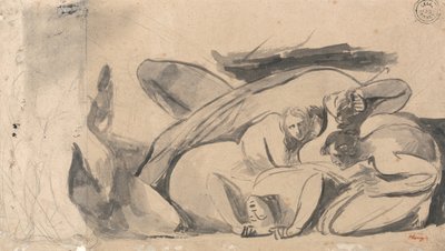 Scena więzienna autorstwa George Romney