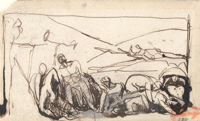 Scena więzienna autorstwa George Romney
