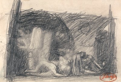 Scena więzienna autorstwa George Romney