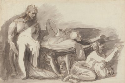 Scena w więzieniu autorstwa George Romney