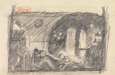 Scena w więzieniu autorstwa George Romney