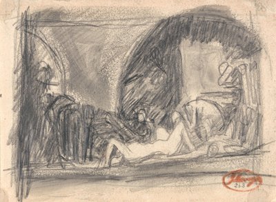 Scena w więzieniu autorstwa George Romney