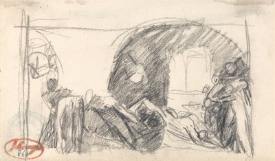 Scena w więzieniu autorstwa George Romney